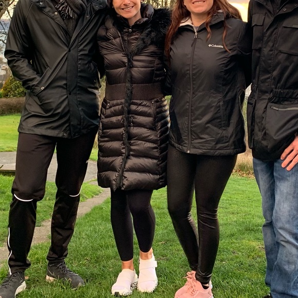 Laundry shelli segal fur lined hooded puffer coat - Picture 7 of 8